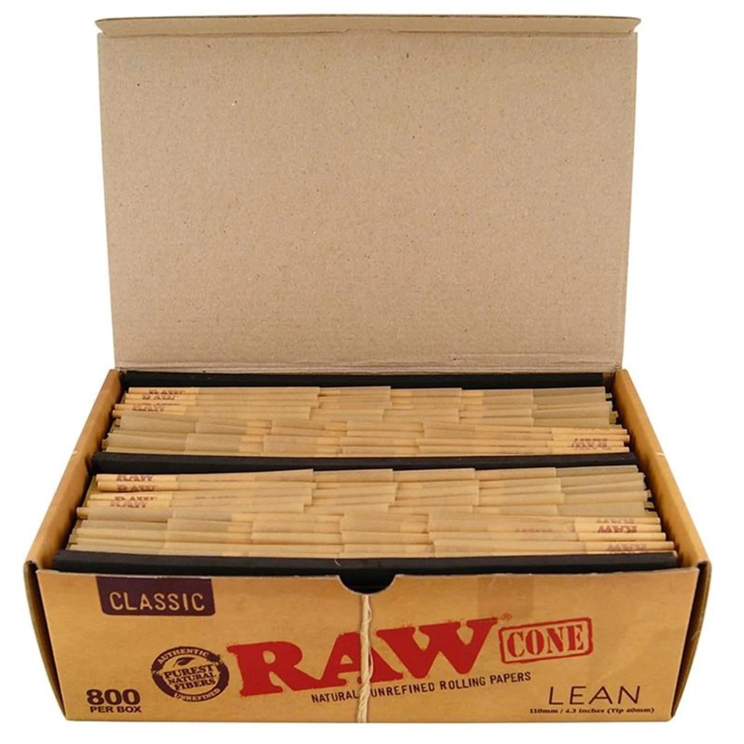 RAW Pre Rolled Cones Lean 110mm 800er Pack RAW